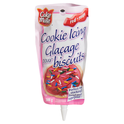 Cake Mate Red Cookie Icing 200 g, $2.75/100g