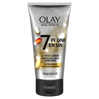 Olay Total Effects Refreshing Citrus Scrub Face Cleanser 150 ml, $9.89/100ml