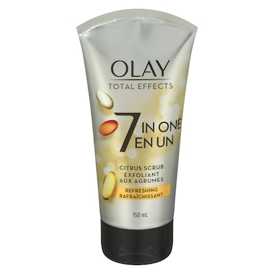 Olay Total Effects Refreshing Citrus Scrub Facial Cleanser, 150 mL 150 ml, $8.39/100ml