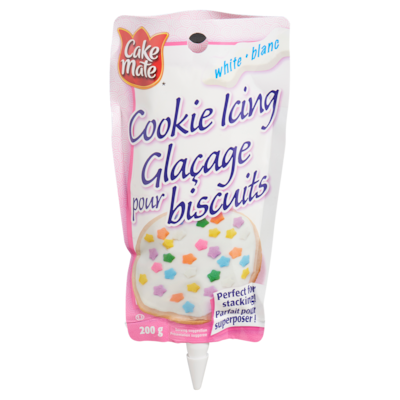 Cake Mate White cookie icing 200 g, $2.75/100g