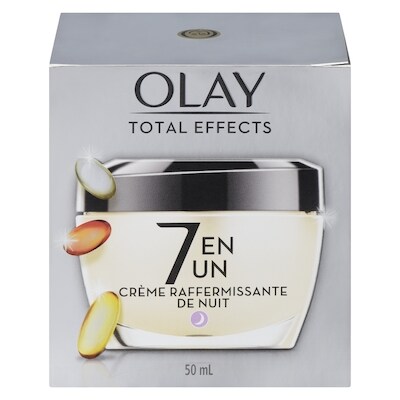 Olay Crème raffermissante de nuit Total Effects, 50 ml, 59,52 $/100ml
