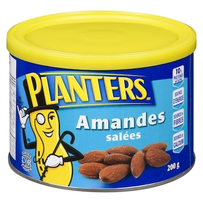 Planters Amandes rôties et salées 200 g, 3,50 $/100g