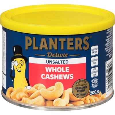Planters Cashews, Roasted & Unsalted 200 g, $3.50/100g