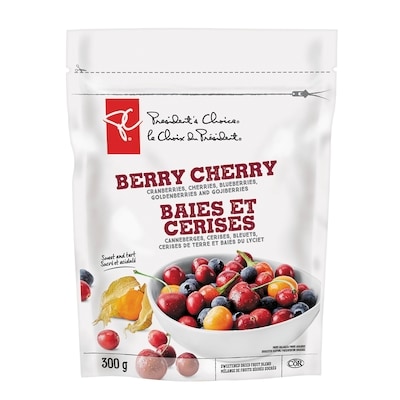 le Choix du Président Mélange de fruits séchés baies et cerises 300 g, 2,67 $/100g