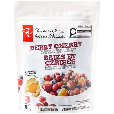 le Choix du Président Mélange de fruits séchés baies et cerises 300 g, 2,83 $/100g