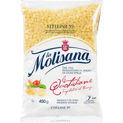 Molisana Stelline 59 100% Durum Wheat Semolina Pasta 450 g, $0.66/100g