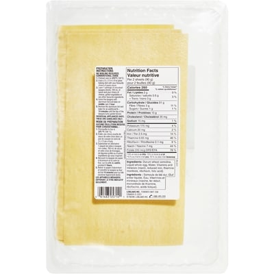 Lasagna Sheets Pasta
