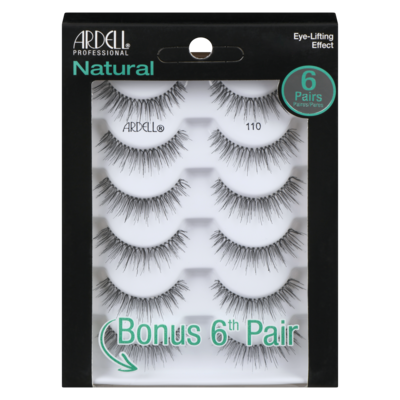 Ardell False Eyelashes, Style 110, 6 Pairs 1 ea, $22.00/1ea