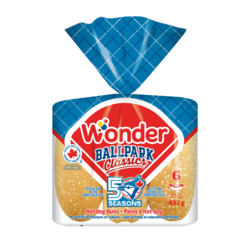Wonder Ball Park Classic pain Hot Dog 432 g, 0,92 $/100g