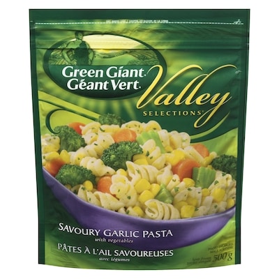Green Giant Valley Selections Savoury Garlic Pasta & Vegetables 500 g, $0.96/100g