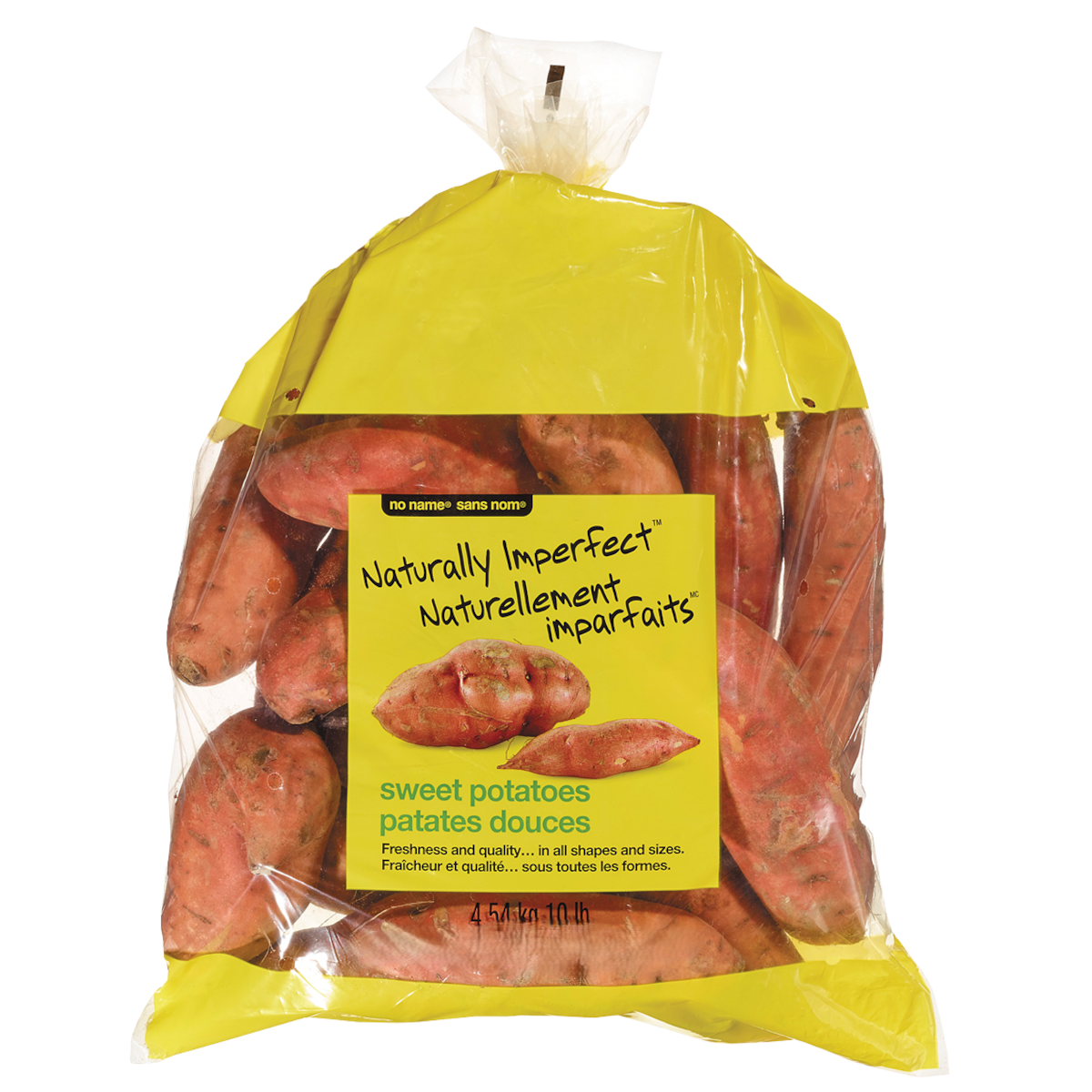 Sans Nom Patates douces naturellement imparfaites 4540 g, 0,13 $/100g