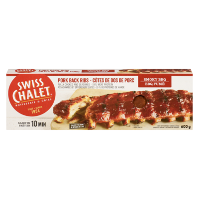 Swiss Chalet BBQ Pork Ribs 600 g, $2.67/100g