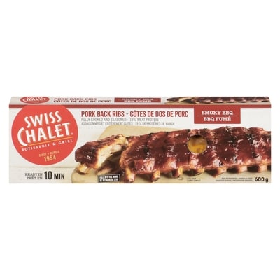Swiss Chalet BBQ Pork Ribs 600 g, $2.67/100g