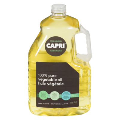 Capri Vegetable Oil 4 l, $0.43/100ml