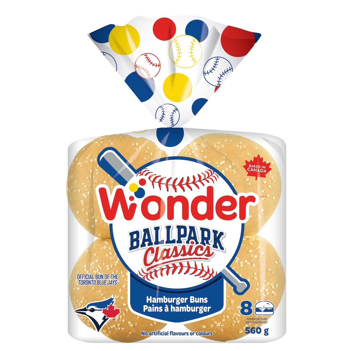Wonder Ballpark Classics Hamburger Buns 8pk 560 g, $0.54/100g
