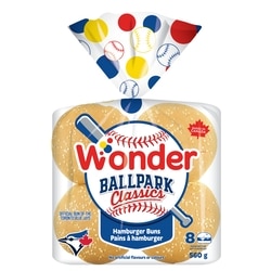 Wonder Ballpark Classics Hamburger Buns 8pk 560 g, $0.54/100g