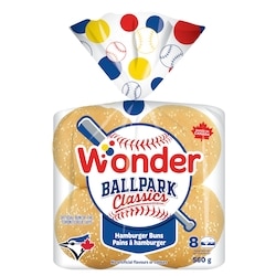 Wonder Ball Park Classic pains à Hamburger 560 g, 0,54 $/100g