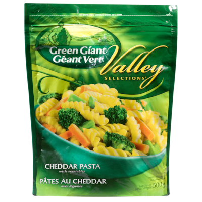 Green Giant Valley Selections Cheddar Pasta With Vegetables 500 g, $0.60/100g