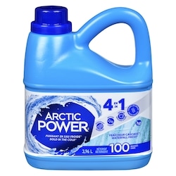 Arctic Power Détergent pour la lessive, Fraîcheur Cascade, 100 charges de lavage 3.96 l, 0,23 $/100ml