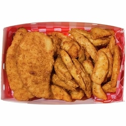 null 3 Chicken Strips & Potato Wedges (After 11am) 451 g, $1.77/100g