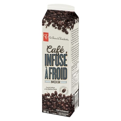 Café noir à torréfaction foncée infusé à froid