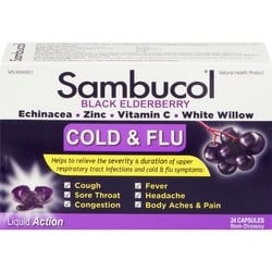 Black Elderberry Cold & Flu 24 Capsules