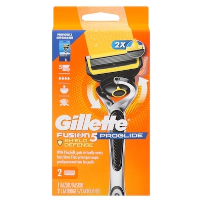 Gillette Fusion5 Proshield Men'S Razor, Handle And 2 Blade Refills 1 ea, $18.99/1ea