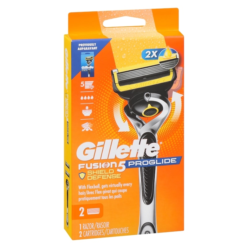 Fusion5 Proshield Men'S Razor, Handle And 2 Blade Refills