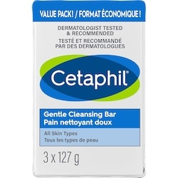 Cetaphil Gentle Cleansing Bar 381 g, $3.36/100g
