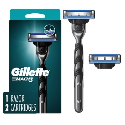 Gillette Shaving Razor for Men, 1 Razor Handle, 2 Blade Refills 1 ea, $16.49/1ea