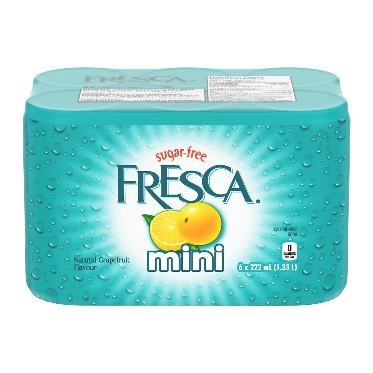 Fresca Grapefruit Soda 6x222.0 ml, $0.40/100ml