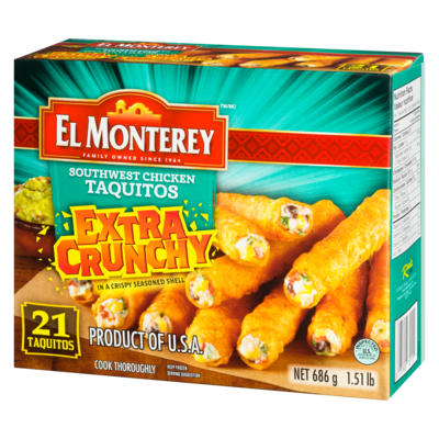 Extra Crunchy Southwest Chicken Taquitos