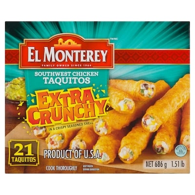 Extra Crunchy Southwest Chicken Taquitos