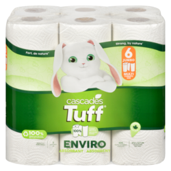 Cascades Tuff Paper Towels Enviro Strong 2 Ply 6 ea, $1.83/1ea