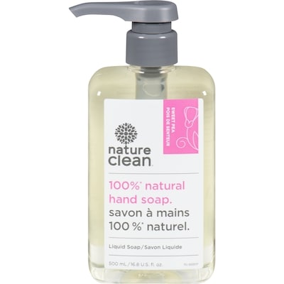 Nature Clean Liquid Hand Soap, Sweet Pea 500 ml, $1.26/100ml