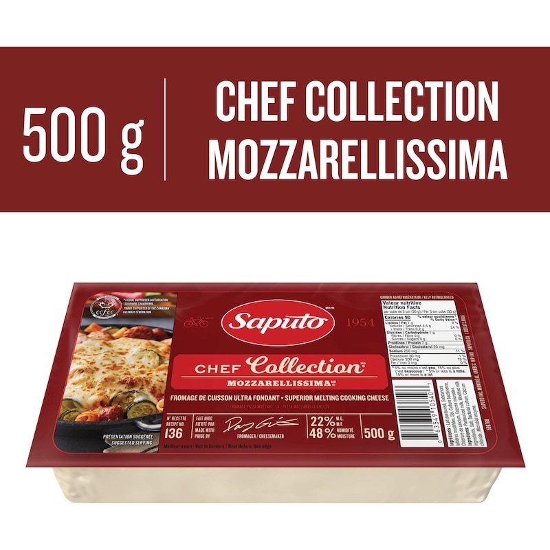 Chef Collection Mozzarellissima Pizza Mozzarella Cheese