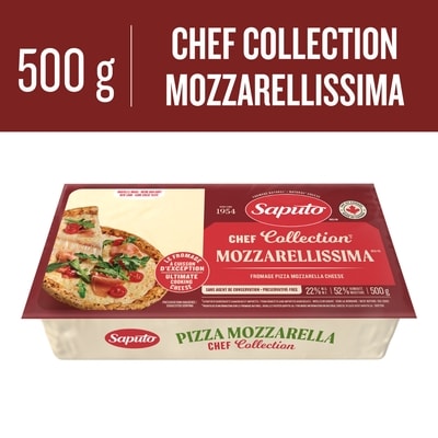 Saputo Fromage Mozzarellissima pizza mozzarellissima Chef Collection 500 g, 1,70 $/100g