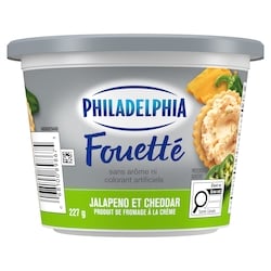 Philadelphia Whipped Jalapeno Cheddar Cream Cheese Product - 227 g