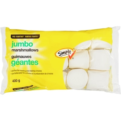 Sans Nom Guimauves géantes 400 g, 1,09 $/100g