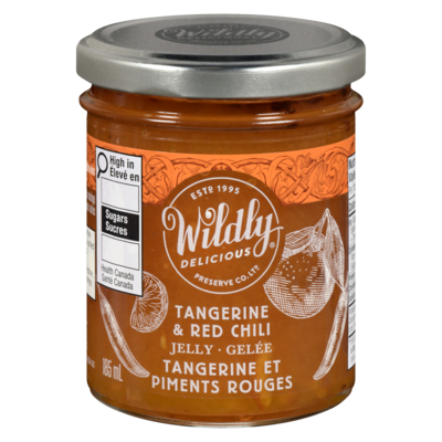 Wildly Delicious Preserve Co Ltd Gelée à la Tangerine et aux Piments Rouges 185 ml, 4,32 $/100ml