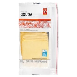 le Choix du Président Fromage Gouda Fumé En Tranches 140 g, 4,20 $/100g