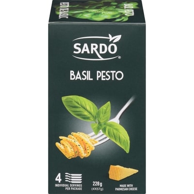 Sardo Basil Pesto 4 x 57 g  228 g, $2.89/100g