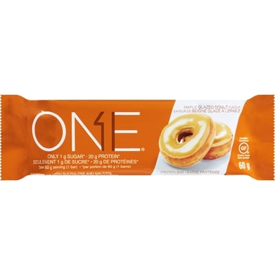Oh Yeah! Barre Protéinée Saveur de Beigne Glacé à l'Érable 12 Barres x (720 g) 12x60.0 g, 6,80 $/100g
