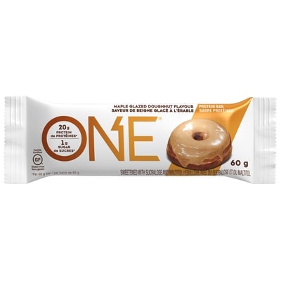 Oh Yeah Maple Glazed Doughnut Flavour Protein Bar 60 g, $7.48/100g