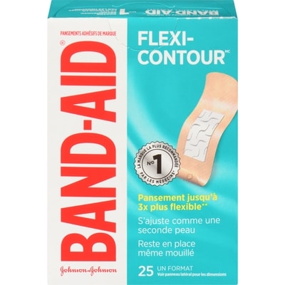 Band-Aid Pansement Skin-Flex, taille unique 25 ea, 0,28 $/1ch