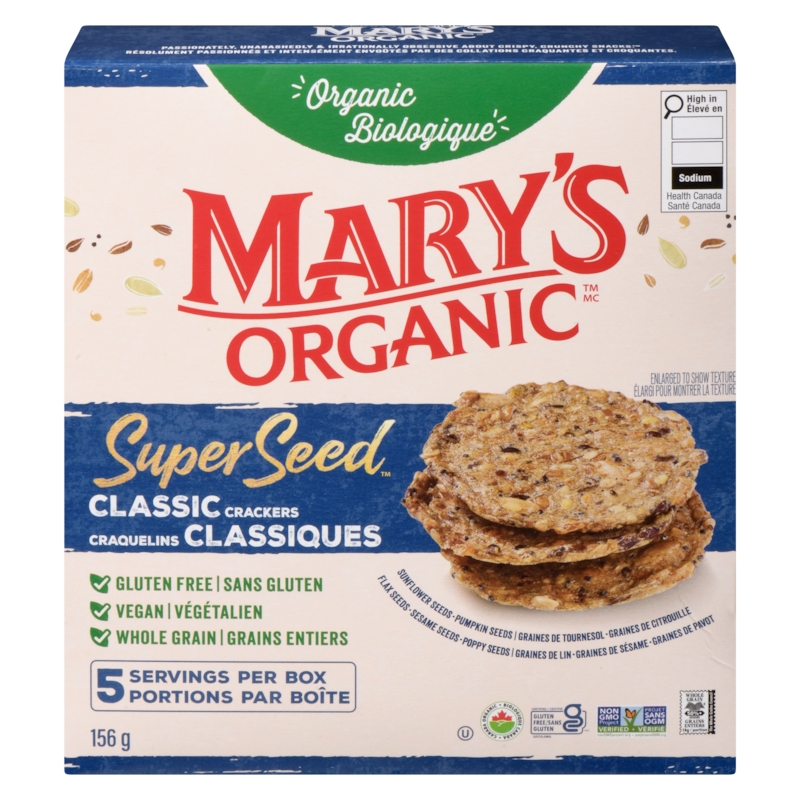 Organic Crackers Super Seed Classic