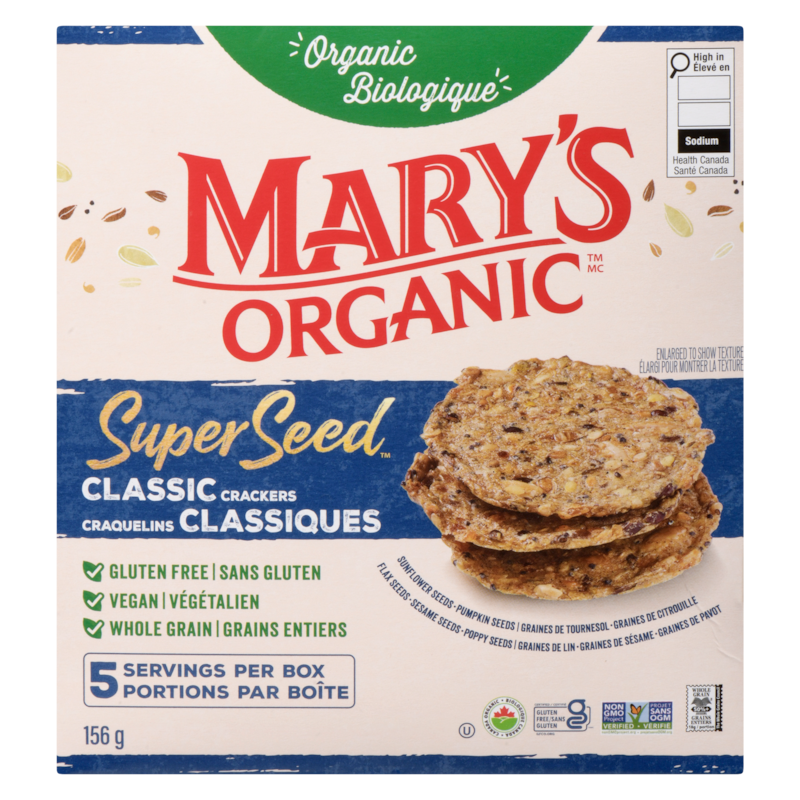 Organic Crackers Super Seed Classic