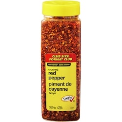 Sans Nom Piment de cayenne broyé, format club 350 g, 2,29 $/100g