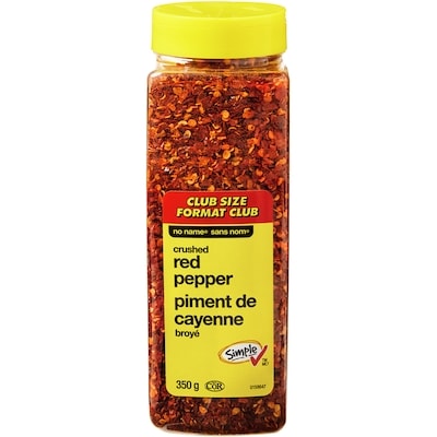 Sans Nom Piment de cayenne broyé, format club 350 g, 2,86 $/100g