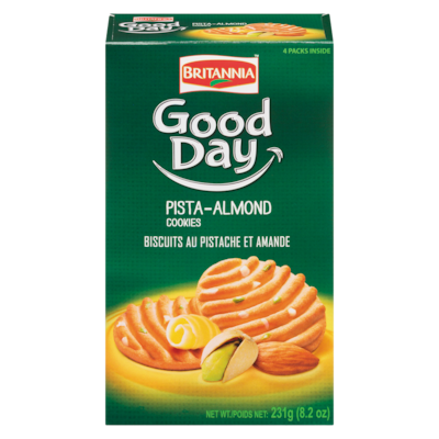 Britannia Cookies Pista-Almond 231 g, $1.21/100g
